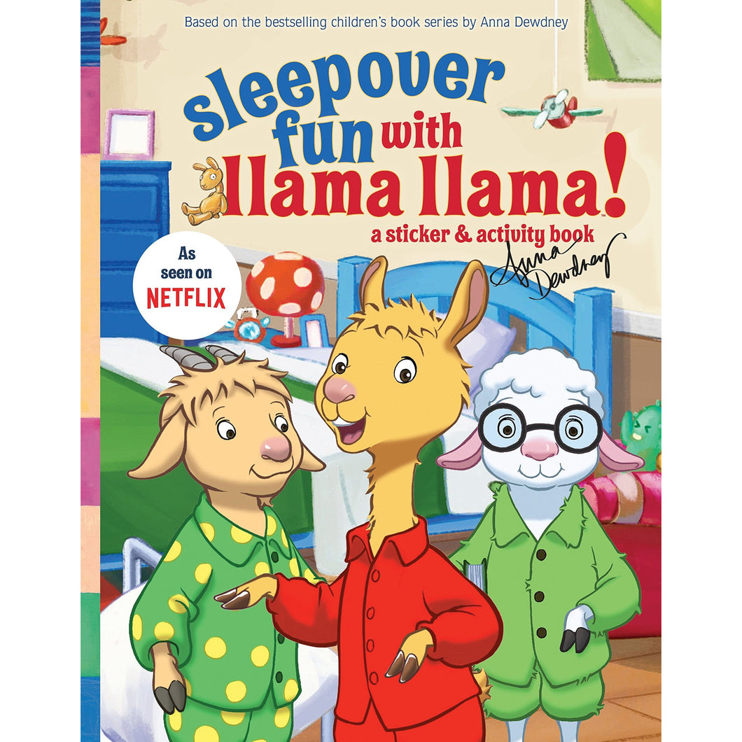 Sleepover Fun with Llama Llama: A Sticker & Activity Book Paperback